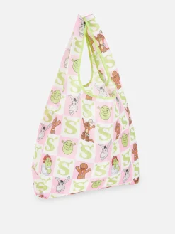 Reiseaccessoires|Primark Wiederverwendbare „Shrek“ Einkaufstasche Grün