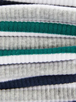 Socken|Sportbekleidung|Primark „Wilson“ Sneakersocken, 5er-Pack Weiß