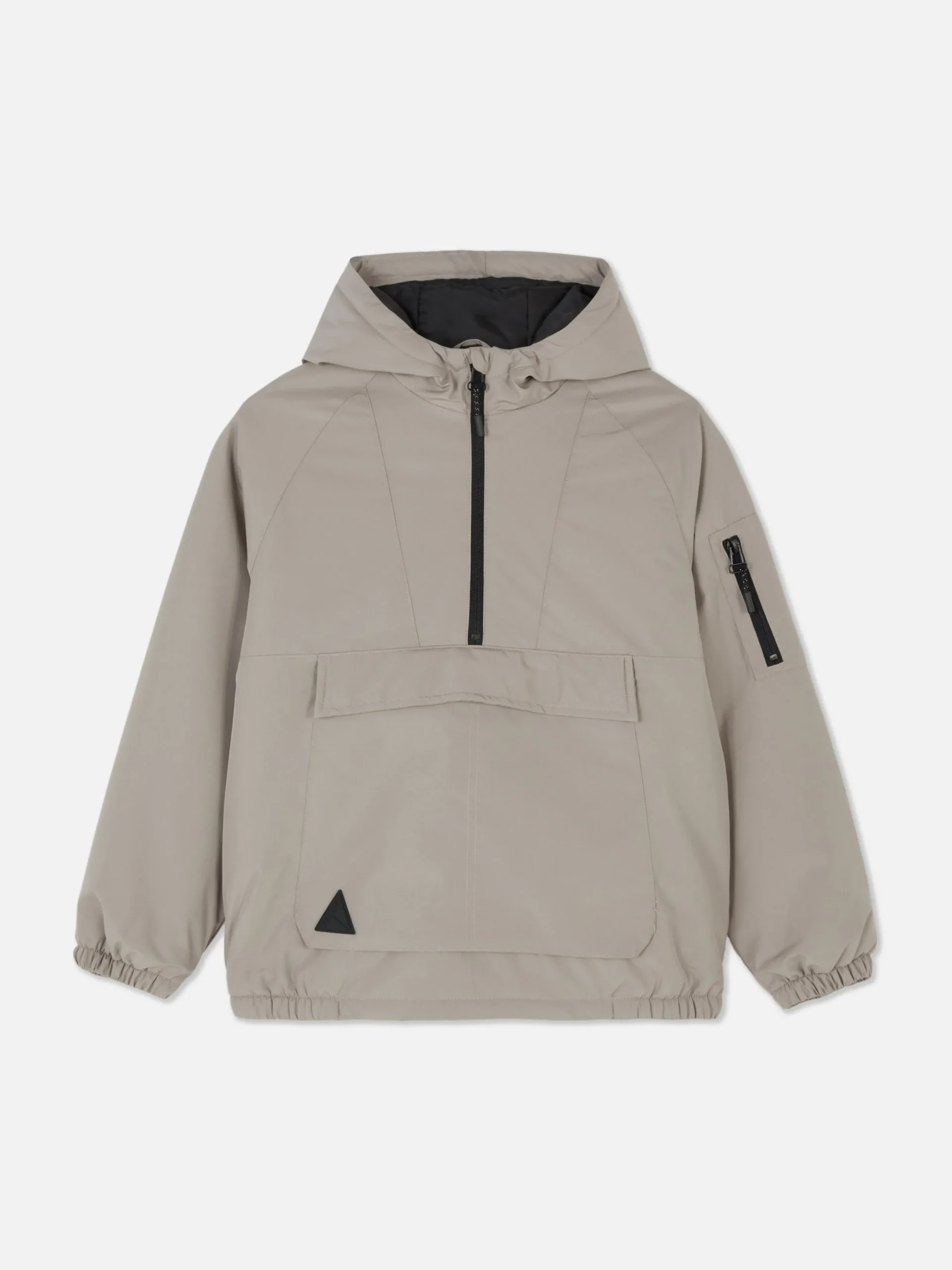 Jacken Und Mäntel|Primark Windjacke Mit Halbem Reißverschluss Steinfarben