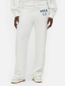 Jogginghosen|Primark „Yale“ Jogginghose Mit Grafik Und Kordelzug Elfenbeinfarben