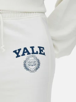 Jogginghosen|Primark „Yale“ Jogginghose Mit Grafik Und Kordelzug Elfenbeinfarben