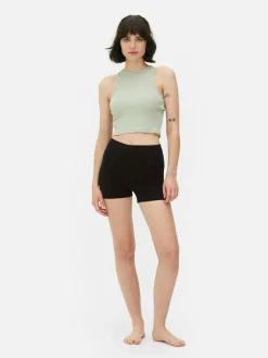 Shorts|Primark Yogashorts Mit Hohem Bund, 2er-Pack Schwarz 2