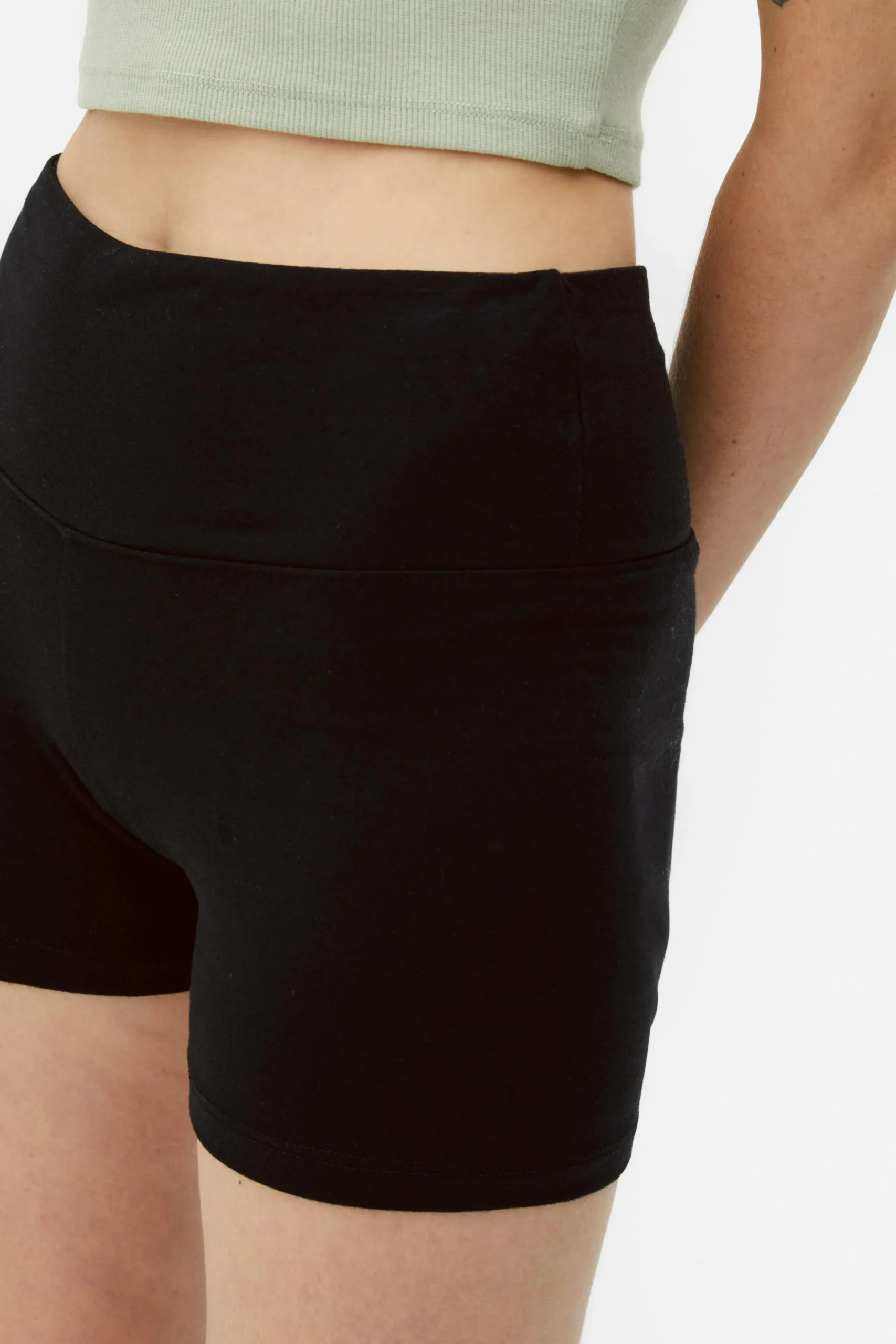Shorts|Primark Yogashorts Mit Hohem Bund, 2er-Pack Schwarz 2