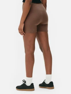 Shorts|Primark Yogashorts Mit Hohem Bund, 2er-Pack Schwarz/Nude