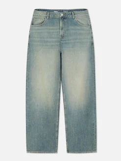 Jeans|Primark Zerrissene „Rita Ora“ Dad-Jeans Hellblau