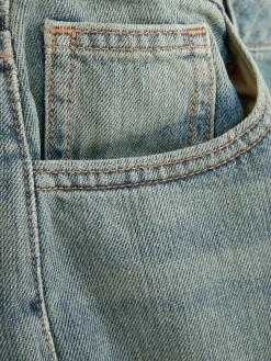Jeans|Primark Zerrissene „Rita Ora“ Dad-Jeans Hellblau