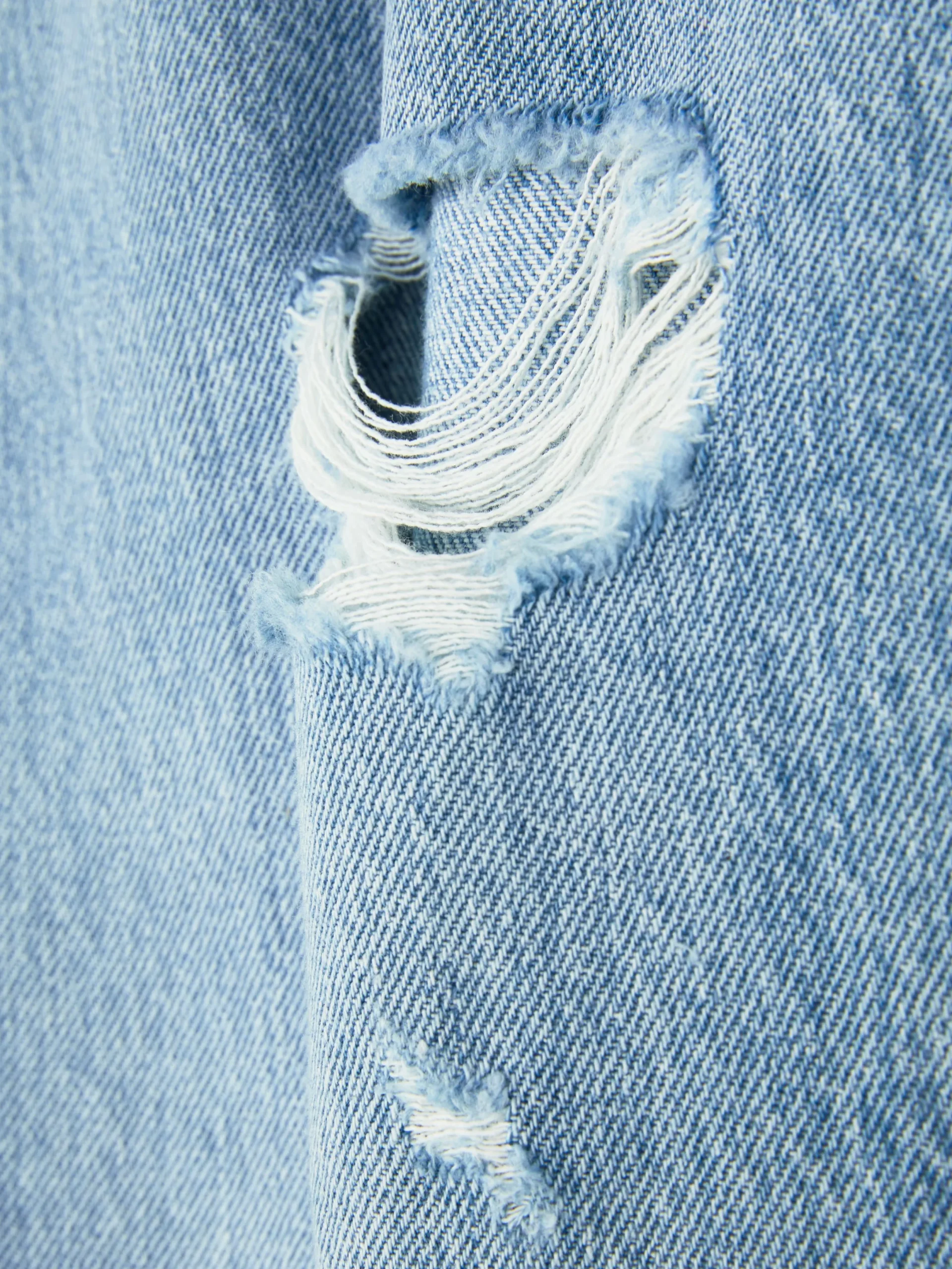 Jeans|Primark Zerrissene „Rita Ora“ Dad-Jeans Mittelblau