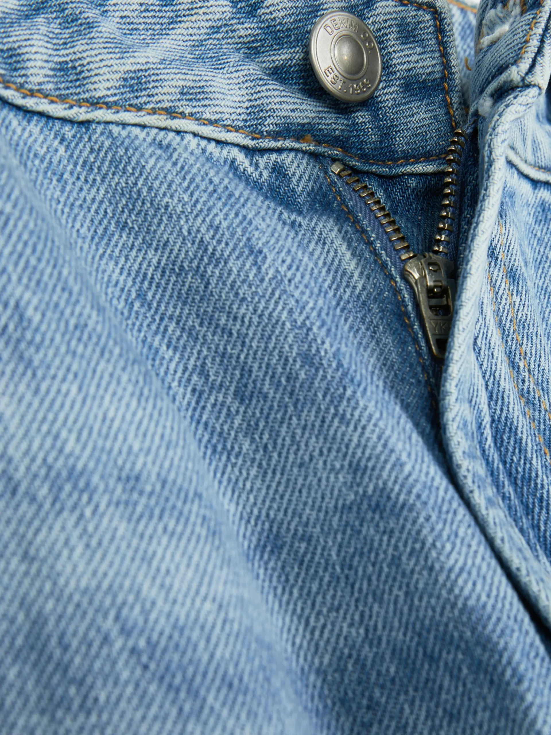 Jeans|Primark Zerrissene „Rita Ora“ Dad-Jeans Mittelblau
