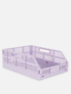 Aufbewahrungsboxen Und Körbe|Primark Zusammenklappbarer Schreibtisch-Organizer Lilafarben