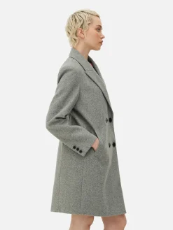 Jacken Und Mäntel|Primark Zweireihiger Twillmantel Grau